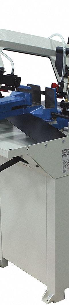 BAILEIGH INDUSTRIAL Band Saw: 8 1/4 in x 6 11/16 in, 66 to 280 SFPM, 0° Left to 60° Right, 1 Phase (MPN BS-210M). Key specifications — attr313020: 1; attr313018: 0° Left to 60° Right; attr313016: 8-1/4 in x 6-11/16 in; attr313017: 66 to 280 SFPM; attr325084: BAILEIGH INDUSTRIAL.