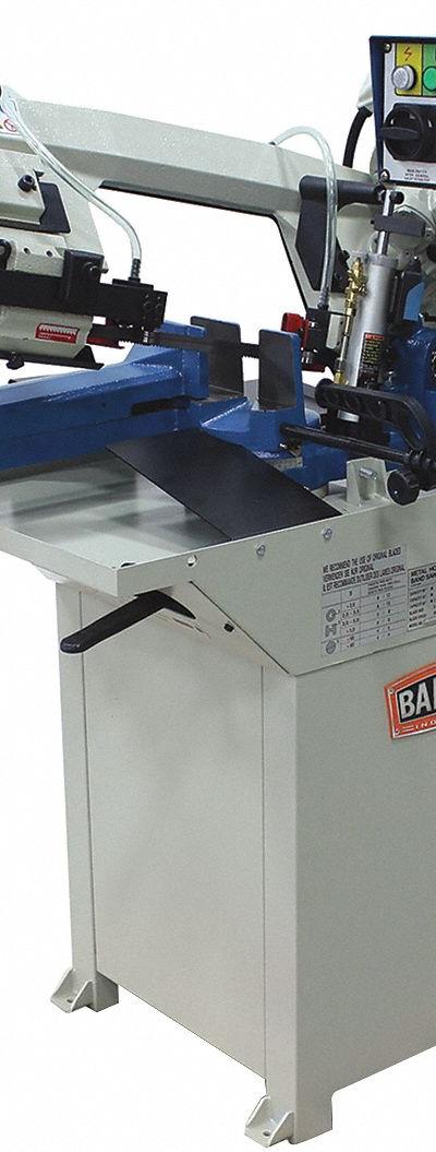 BAILEIGH INDUSTRIAL Band Saw: 8 1/4 in x 6 11/16 in - Mitering Manual Horizontal Band Saws