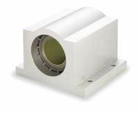 THOMSON Linear Pillow Block Bearing: Single, Self-Aligning, 1 1/4 in Inside Dia, TEP 950, 0.22 in (MPN FNYBUPB20ALS). Key specifications — Liner: TEP 950; Material: Aluminum.