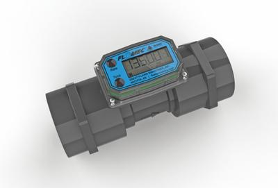 FLOMEC Watermeter: Flow Meter, Turbine, 2 in FNPT, 2 in Connection Size, FNPT - Inline Turbine Flowmeters with Totalizers for Water