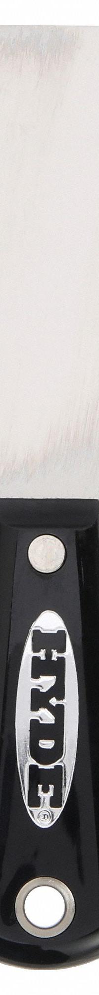 HYDE Putty Knife: Bld. Mat. Stainless Steel, Hdl. Mat. Nylon, Bld. Shp. Straight (MPN 01040). Key specifications — attr1004888: HYDE; attr1029665: Full.