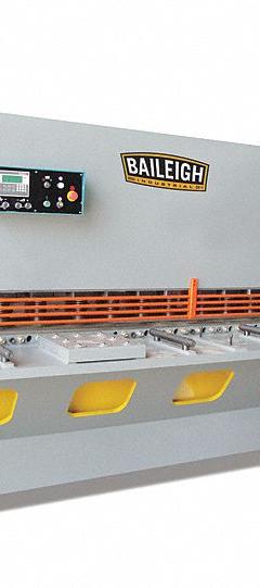 BAILEIGH INDUSTRIAL Machining Shear: Hydraulic, Foot Pedal, 120 in Max. Cut Wd, 0.5 in Capacity (MPN SH-120500-HD). Key specifications — attr67083: BAILEIGH INDUSTRIAL.