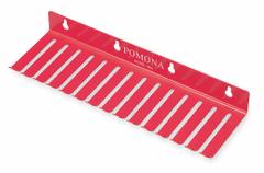 POMONA Test Lead Holder: 15 in x 11 in x 1.25 in, 14 Slots, 0.21 in Compatible Cable Dia, Orange (MPN 1508). Key specifications — Color: Orange; Compatible Cable Type: RG58; Brand: POMONA.