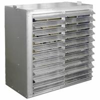 HESSAIRE Cabinet Exhaust fan with Shutter: Direct Drive, 42 in Blade, 1 hp, 15,109 cfm, 3 ph (MPN 42DL750TS). Key specifications — Brand: HESSAIRE; Nameplate Voltage: 208-230/460V AC; Assembly: Ships Fully Assembled.