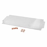 HAMMOND Inner Panel: Back Panel Panel, 13.57 in Overall Ht, 5.71 in Overall Wd, Steel, Galvanized (MPN 1590Z166PL). Key specifications — Panel Style: Back Panel; Brand: HAMMOND; Finish: Galvanized; Manufacturer Part Number: 1590Z166PL; Material: Steel.