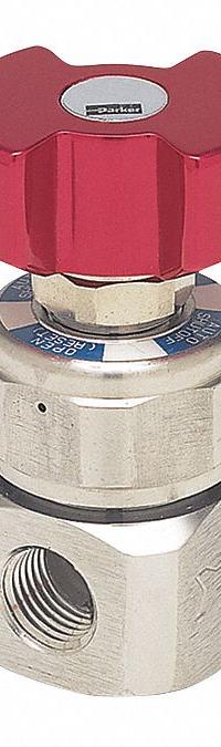 PARKER Excess Flow Valve: 316 Stainless Steel Body, 1/4 in Connection Size, NPTF, -10°F to 150°F (MPN FS190SDP). Key specifications — Brand: PARKER; Flow Limit Setting @ 30 psig Inlet: 9.0 slpm; Flow Limit Setting @ 1000 psig Inlet: 39.5 slpm; Connection Type: NPTF.
