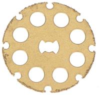 DREMEL Cutting Wheel: 1 1/2 in Wheel Dia, 0.06 in Wheel Thick, Carbide, EZ Lock, Unmounted (MPN EZ544). Key specifications — attr1097403: Carbide; attr1097412: DREMEL.