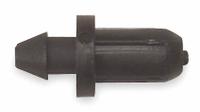 RAIN BIRD Tubing Plug: Tubing Plug, 1/4 in Tubing, Plastic, Black, 1/4 in Dia, 10 PK (MPN TP25/10PS). Key specifications — Brand: RAIN BIRD; Color: Black; Compatible Product Type: 1/4 in Tubing; Material: Plastic; Product Type: Tubing Plug.
