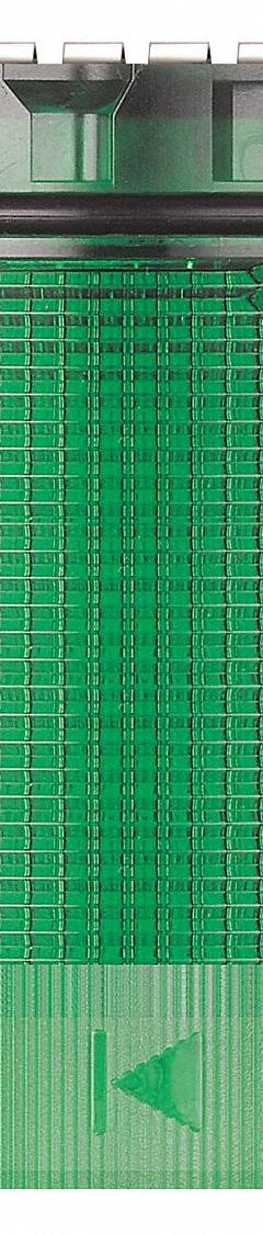 WERMA Tower Light Module: Flashing/Strobe, 24V DC, Green, 40 mm Overall Dia, 59 mm Overall Ht (MPN 63422055). Key specifications — Brand: WERMA; Compatible with Series: KombiSIGN 40; Lens Color: Green; Operating Voltage: 24V DC; Manufacturer Part Number: 63422055.