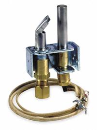 Pilot Assembly: Universal, LP/Natural Gas, 90° Left, Thermopile, Uni-Line® 1820 (MPN 1820-019). Key specifications — Replacement for OEM Part Number: PG9; Brand: ROBERTSHAW; Compatible with Series: Uni-Line® 1820; For Fuel Type: LP; Product Type: Pilot Assembly; Components Included: Thermopile.