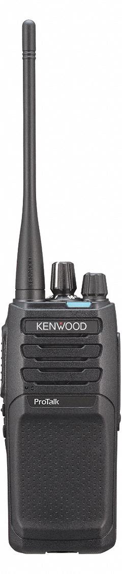 KENWOOD Handheld Two Way Radio: NX-P1000 Series, UHF, Analog, 2 W, 64 Channels, No Display, 11 hr (MPN NX-P1302AUK). Key specifications — FCC License Required: Yes.