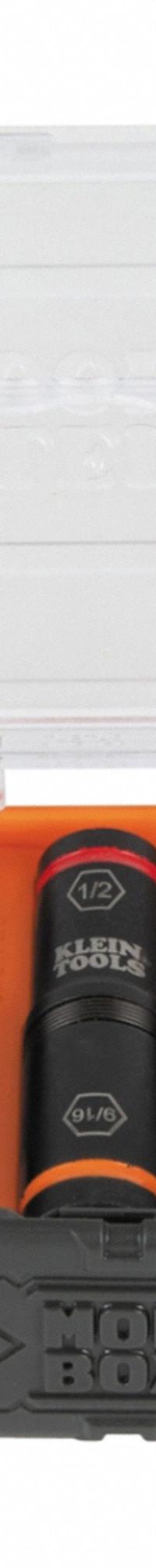 KLEIN TOOLS: 1/4 in to 3/16 in Socket Size Range (MPN 65618). Key specifications — attr1204251: KLEIN TOOLS; attr1215454: 1/4 in to 3/16 in.