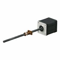 PBC LINEAR Precision Lead Screw: Lead Screw Assembly, Anti-Backlash, PTFE, Stainless Steel, 300, B (MPN LSR0605T-0250-VCF-080-NNN-N). Key specifications — Motor IP Rating: IP40; Motor Length: 29.5 mm; Nut Shape: Rectangle; Nut Type: Anti-Backlash; Phase: 2; Rated Current: 0.4 A; Steps per Revolution: 200; Brand: PBC LINEAR.