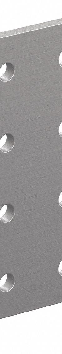 Tee Flat Plate: T Flat Plate, 10 Series, 3/16 in x 4 in x 4 in, For 17/64 in Slot Wd, 12 Holes (MPN 4125). Key specifications — Material: Aluminum; Brand: 80/20; Finish: Anodized.