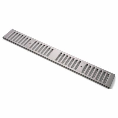 ZURN Grate: A, Rectangular, Slotted, 5 3/8 in Overall Wd, 40 in Overall Lg, 3/4 in Overall Ht - Light-Duty Trench Drain Grates (Class A)