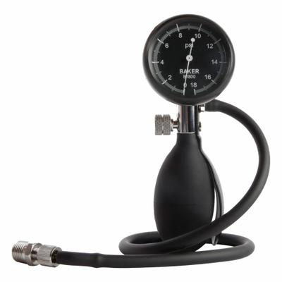 BAKER INSTRUMENTS Squeeze Bulb Pressure Calibrator: B1800-NIST, Included, 0 psi – 18 psi - Standard Handheld Pressure Calibrators