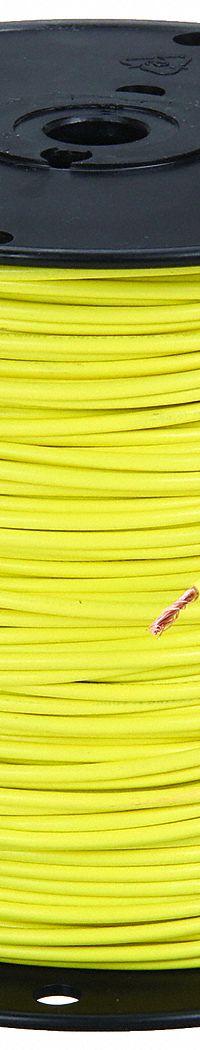 SOUTHWIRE Hookup Wire: 16 AWG Conductor Size, Yellow, 500 ft Overall Lg, 600 V Volt (MPN 411020502). Key specifications — Brand: SOUTHWIRE; Product Type: Machine Tool Wire; Standards: UL 1020; Manufacturer Part Number: 411020502.