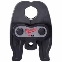 MILWAUKEE Press Jaw: 1 in Pipe, Copper (Plumbing)/Stainless Steel, Compact Tool Types (MPN 49-16-2452). Key specifications — attr518773: Jaw; attr518762: Stainless Steel; attr518771: Steel; attr518761: Wolverine Brass; attr518760: MILWAUKEE.