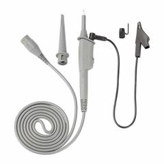B&K PRECISION Oscilloscope Probe: 3.9 ft Cable Lg, CAT II 1000V/CAT III 600V, 10 pF – 30 pF, Gray (MPN PR250SA). Key specifications — Brand: B&K PRECISION; CAT Safety Rating: CAT III 600V; Compatible with Series: 2190E; Includes: Accessory Kit with a Sprung Hook; Manufacturer Part Number: PR250SA.