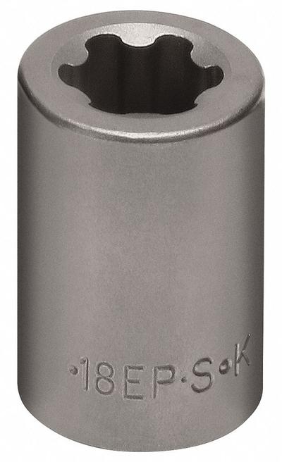 SK PROFESSIONAL TOOLS Nonsparking Socket: 1/2 in Drive Size, EP18 Socket Size, 6-Point - 1/2" Drive Torx Plus Hand Sockets