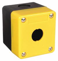 OMRON Push Button Enclosure: 22mm, 1 Holes, Non-Metallic, NEMA 4X (MPN A22Z-B101Y). Key specifications — Brand: OMRON; Environments & Applications: Washdown-Corrosion-Resistant.