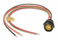 BRAD HARRISON External Thread Receptacle: 130013, 1/2"-14 Mounting Thread Size, 1 ft Wire Lg, 5 Pins (MPN 1R5004A20A120). Key specifications — IP Rating: IP67; Mounting Thread Size: 1/2"-14; Brand: BRAD HARRISON; Mounting Style: Panel; Series: 130013.
