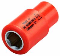 ITL Insulated Socket: 1/4 in Drive Size, 11 mm/7/16 in Socket Size, 1 5/8 in Overall Lg, 6-Point (MPN 07214). Key specifications — attr1204321: Not Tether Capable; attr1204320: Chrome; attr1204316: ITL.