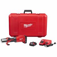 MILWAUKEE Cordless Press Tool Kit: M18™ REDLITHIUM™, Std, Inline, For 1/2 in to 4 in Pipe (MPN 2922-20). Key specifications — attr518742: FORCE LOGIC™; attr518712: Charger.
