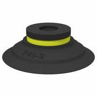 PIAB Vacuum Pad: w/o Adapter, 18.03 mm Pad Dia, Thermoplastic Elastomer, 81A, White, 19.81 mm Pad Ht (MPN F25MF.40). Key specifications — attr1019168: 81A; attr1019165: F25MF.40; attr1019167: PIAB; attr1019180: White.