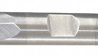 APPROVED VENDOR Square End Mill: Carbide, TiCN Coated, Double End, 2 Flute, 1/4" Mill Dia, 5/8" LOC (MPN 237-001042)