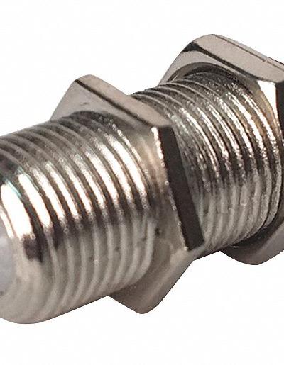 VITEK Audio/Video Adapter: (1) F-Type Female x (1) F-Type Female Adapter - Coaxial Splitters & Adapters for Data, Audio & Video
