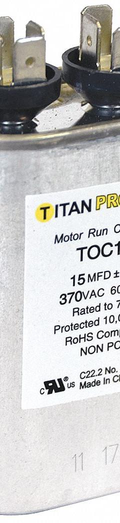 TPI CORP. Motor Run Capacitor: 29152001. Key specifications — Manufacturer Part Number: 29152001.