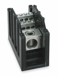 BUSSMANN Power Distribution Block: Open, Lug, Lug, 6 AWG – 350 kcmil For Line Side Wire Sizes (MPN 16370-1). Key specifications — attr1361688: Surface; attr1308686: BUSSMANN; attr1361672: Aluminum.