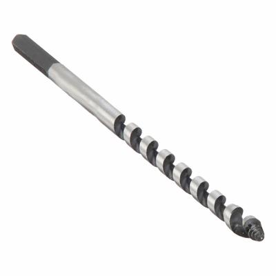 IRWIN Auger Bits: 1/4 in Drill Bit Size, 7 1/2 in Overall Lg, Hex Shank - Spur Auger Drill Bits
