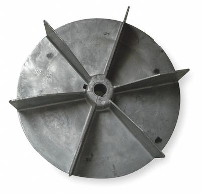 Dayton Replacement Blower Wheel: Radial, 10 5/8 in Dia, CW/CCW, Aluminum Wheel - Radial Blade Blower Wheels