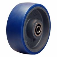 HAMILTON Caster Wheel: 8 in Wheel Dia., 3 in Wheel Wd, Polyurethane, 2,000 lb Load Rating, Cast Iron (MPN W-830-SPB-3/4). Key specifications — Brand: HAMILTON; Tread Shape: Ergo-Glide; Wheel/Tread Color: Blue.