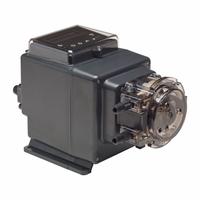 STENNER Peristaltic Chemical Metering Pump: 120V AC, 1/16 hp HP, 5 gpd Max. Flow Rate, Santoprene (MPN S3001). Key specifications — Tubing Material: Santoprene; Brand: STENNER; Reproducibility: ±2.0%.