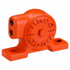 VIBCO Pneumatic Vibrator: 260 lbf, 16,000 vpm, 1/4 in NPT, V, 73 dBA, Cast Iron, Continuous (MPN V-190). Key specifications — attr671163: 73 dBA; attr671170: 260 lbf @ 80 psi; attr671165: 16,000 vpm @ 80 psi; attr671184: 1/4 in; attr671185: NPT; attr671192: NPT; attr671193: 1/4 in; attr671175: VIBCO.