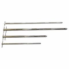 COLE-PARMER Powder Sampling Tool: 1.52 fl oz Capacity - Imperial, 1 in Handle Dia - Imperial, Silver (MPN 0628603). Key specifications — Color: Silver.