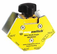 MAGSWITCH Welding Angle: 45°_60°_90°_120°, 90 lb Max Pull, Flat Sheet and Pipe (MPN 8100350). Key specifications — Brand: MAGSWITCH; Manufacturer Part Number: 8100350.