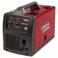 LINCOLN ELECTRIC MIG Welder: SP-140T, MIG Pack. Key specifications — Input Voltage (Nominal) (Merch - Table Column, Filters): 120V; Max. Wire Diameter: 0.035 in (Solid).