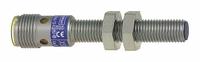 TELEMECANIQUE SENSORS Inductive Cylindrical Proximity Sensor: Built-in Connector, Shielded, 3 Wires (MPN XS508B1PBM8). Key specifications — Brand: TELEMECANIQUE SENSORS; AC Supply Voltage Rating: Not Rated; DC Supply Voltage Rating: 12-24V DC.