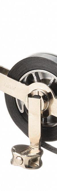 CRESCENT LUFKIN Double Duty Oil Gauging Tape Measure: 33 ft, Swivel Snap Tip, Steel, SAE, Silver (MPN CN1291SF590N). Key specifications — attr940497: Dark Liquids; attr940499: Steel; attr944091: Swivel Snap; attr940496: Plumb Bob must be Ordered Separately; attr940498: CRESCENT LUFKIN; attr940491: Grounding Strap; attr940492: Silver; attr940490: SAE.