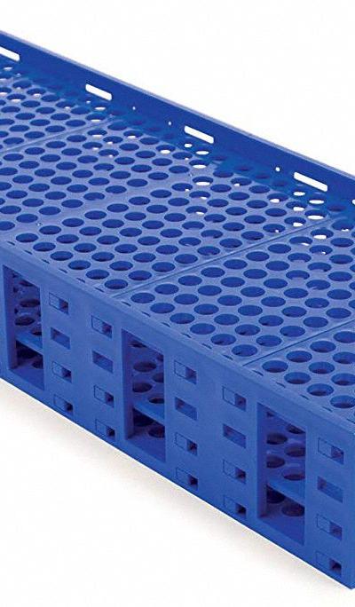 HEATHROW SCIENTIFIC Tube Rack: 10 in Overall Wd - Lab Storage Racks