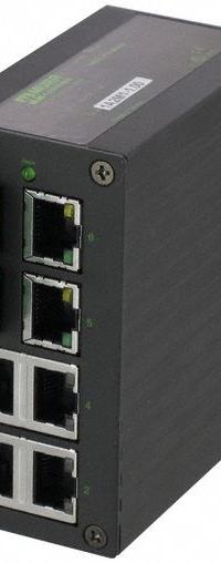 MURRELEKTRONIK Ethernet switch: Unmanaged, DIN Rail, 6 Ports, RJ45, 100 mbps/Ethernet, IP40 (MPN 58172). Key specifications — Port Type: RJ45; Manufacturer Part Number: 58172; Brand: MURRELEKTRONIK; Features: Auto-Negotiation; IP Rating: IP40; Product Type: Ethernet Switch; Maximum Input Voltage: 30V DC; Mounting Location: DIN Rail.