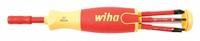 WIHA Multi-Bit Screwdriver: Phillips/Slotted Tip, #1/1/4 in/1/8 in/#2/5/32 in/7/32 in Tip Size (MPN 28393). Key specifications — attr1205339: Phillips: #1 + #2; attr1205303: WIHA.