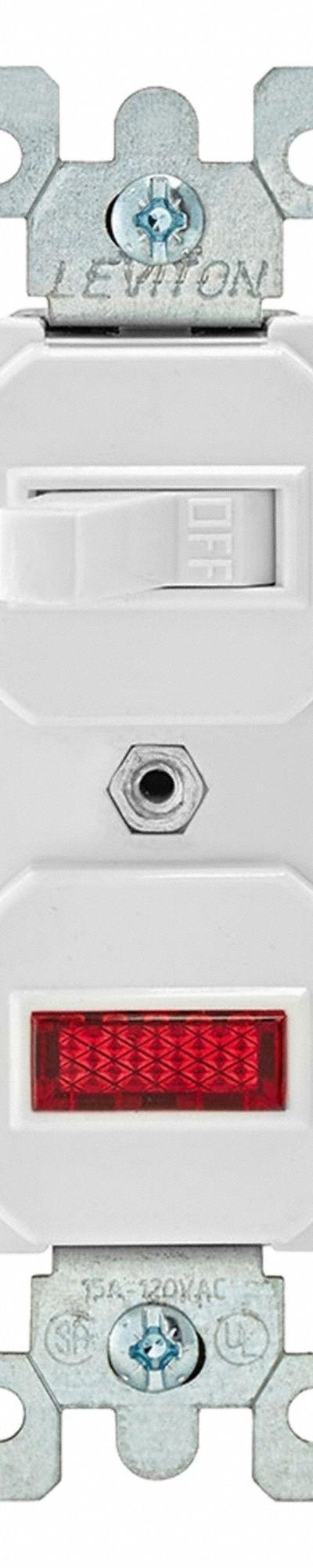 LEVITON Wall Switch: Toggle Switch - Toggle Wall Switches