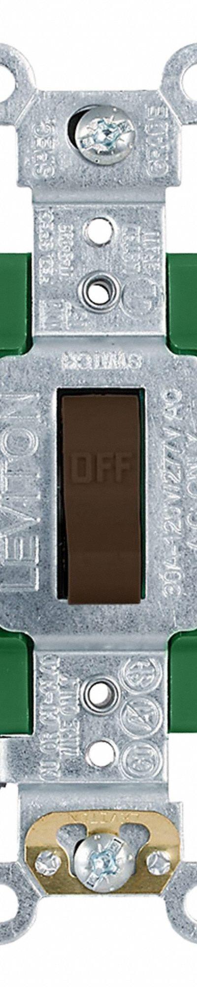 LEVITON Wall Switch: Toggle Switch - Toggle Wall Switches