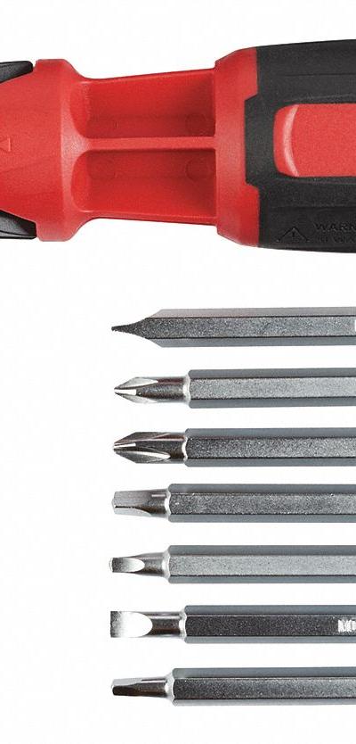 MILWAUKEE Multi-Bit Screwdriver: Hex/Phillips/Torx Tip - Combination Multi-Bit Screw & Nut Drivers