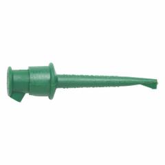 POMONA Mini Hook Clip: 2 3/8 in Lg, 5 A Max Current Measurement (MPN 3925-5). Key specifications — Manufacturer Part Number: 3925-5; Brand: POMONA; Color: Green.